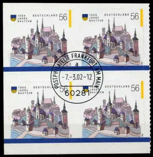 BRD 2002 Nr 2245 gestempelt VIERERBLOCK 7680E6