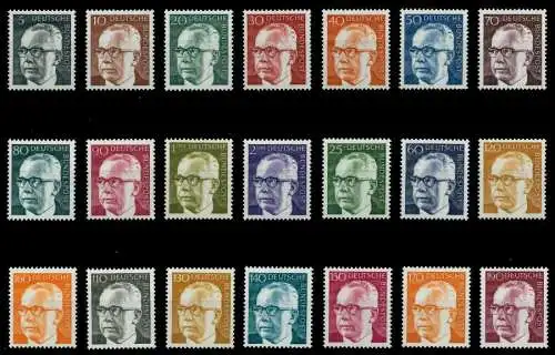 BRD DS HEINEM Nr 635-732 postfrisch S32AFCA