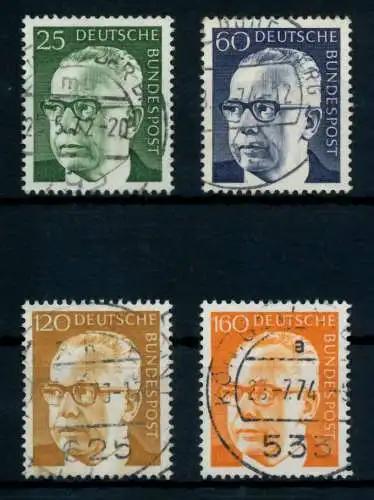 BRD DS HEINEM Nr 689-692 gestempelt 768166