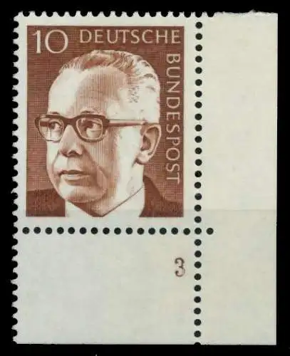 BRD DS HEINEM Nr 636 postfrisch FORM3 76A32A