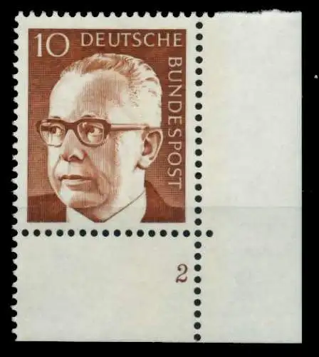 BRD DS HEINEM Nr 636 postfrisch FORM2 76A342