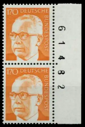BRD DS HEINEM Nr 731 postfrisch SENKR PAAR SRA 76A582