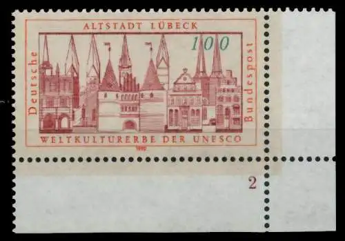BRD 1990 Nr 1447 postfrisch FORMNUMMER 2 S33A9DE