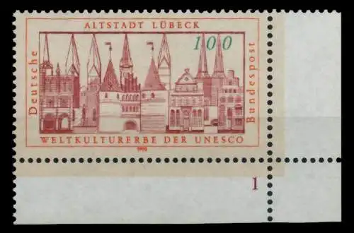BRD 1990 Nr 1447 postfrisch FORMNUMMER 1 S33A9CA