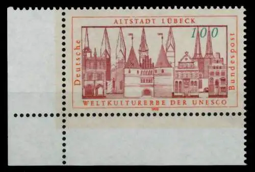 BRD 1990 Nr 1447 postfrisch ECKE-ULI S33A9BE