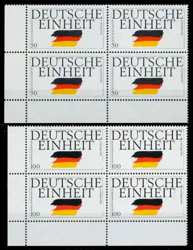 BRD 1990 Nr 1477-1478 postfrisch VIERERBLOCK ECKE-ULI 76CD16