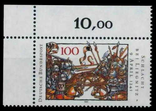 BRD BUND 1991 Nr 1511 postfrisch ECKE-OLI S33AABE