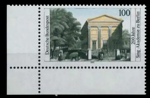 BRD 1991 Nr 1520 postfrisch ECKE-ULI 76CDDA