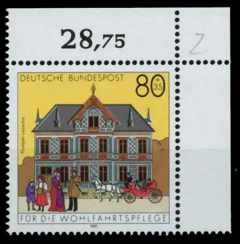 BRD 1991 Nr 1566 postfrisch ECKE-ORE 76CE76