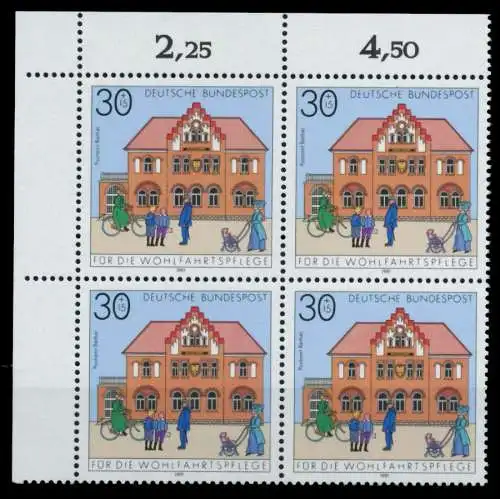 BRD 1991 Nr 1563 postfrisch VIERERBLOCK ECKE-OLI 76CEAE