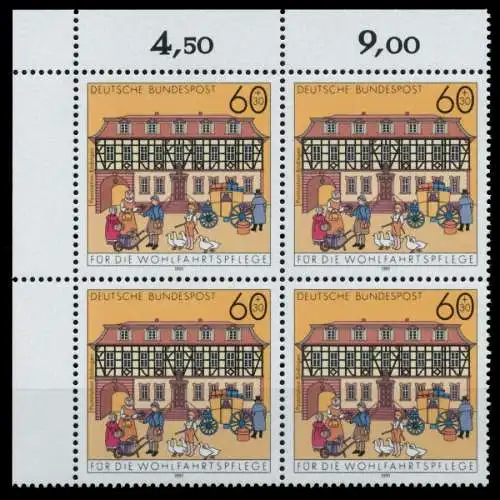BRD 1991 Nr 1564 postfrisch VIERERBLOCK ECKE-OLI 76CEB6