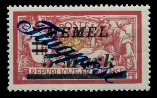 MEMEL 1922 Nr 78 postfrisch 76CF4A