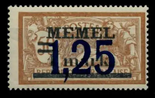 MEMEL 1922 Nr 50 postfrisch 76CF7A