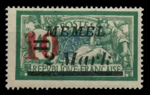 MEMEL 1923 Nr 121 postfrisch 76D026