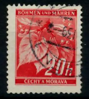 BÖHMEN MÄHREN Nr 22 gestempelt 76D0DA