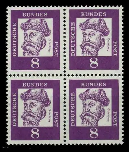 BRD DS BED. DEUT. Nr 349y postfrisch VIERERBLOCK 7718CE