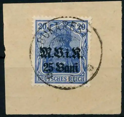 BES 1WK D-MV RUMÄNIEN Nr 6b zentrisch gestempelt Briefst³ck 77425A