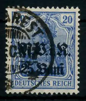 BES 1WK D-MV RUMÄNIEN Nr 6b gestempelt 7742CE