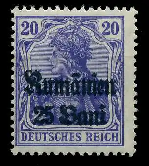 BES 1WK D-MV RUMÄNIEN Nr 11b postfrisch 77435A
