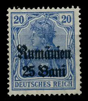 BES 1WK D-MV RUMÄNIEN Nr 11a ungebraucht 77447E