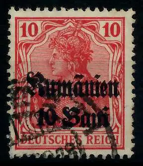 BES 1WK D-MV RUMÄNIEN Nr 9b gestempelt 7744DA