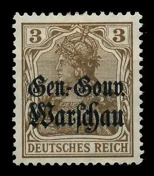 BES 1WK D-POST IN POLEN Nr 7b ungebraucht 774752