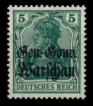 BES 1WK D-POST IN POLEN Nr 8b postfrisch 774772