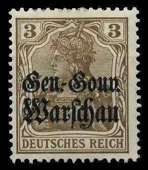 BES 1WK D-POST IN POLEN Nr 7b ungebraucht 77479A