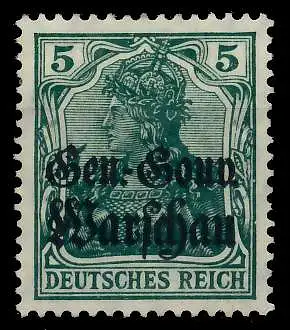 BES 1WK D-POST IN POLEN Nr 8b ungebraucht 7747A6