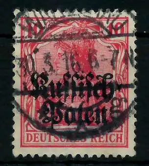 BES 1WK D-POST IN POLEN Nr 3 gestempelt 77482E