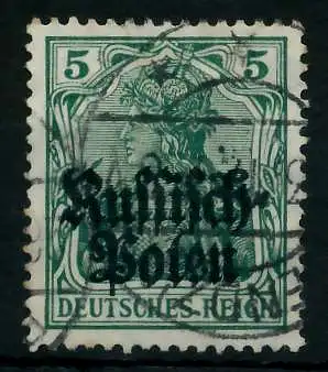 BES 1WK D-POST IN POLEN Nr 2 gestempelt 774836