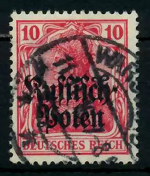 BES 1WK D-POST IN POLEN Nr 3 gestempelt 77486E