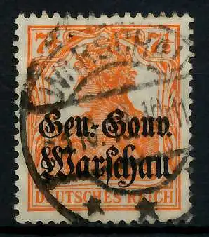 BES 1WK D-POST IN POLEN Nr 9c gestempelt 7768F6