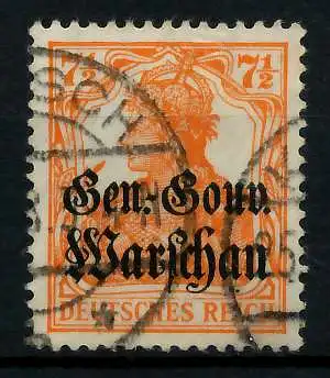 BES 1WK D-POST IN POLEN Nr 9c gestempelt 77691A