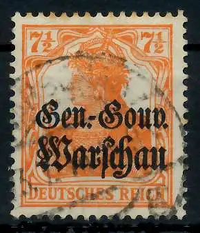 BES 1WK D-POST IN POLEN Nr 9c gestempelt 776946