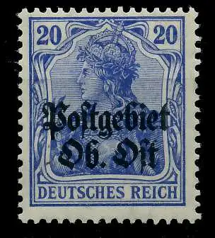 BES 1WK PG OBER OST Nr 8a ungebraucht 776FDE