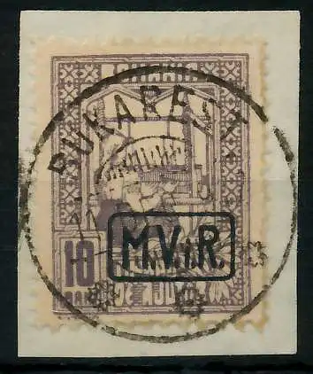 BES 1WK D-MV RUMÄNIEN Nr K4 zentrisch gestempelt Briefst³ck 779206