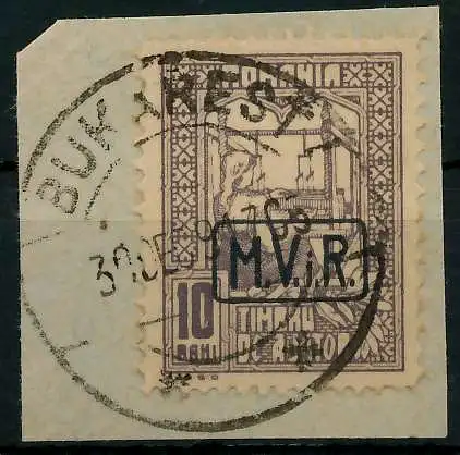 BES 1WK D-MV RUMÄNIEN Nr K4 zentrisch gestempelt Briefst³ck 77921E