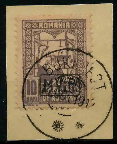 BES 1WK D-MV RUMÄNIEN Nr K4 zentrisch gestempelt Briefst³ck 779232