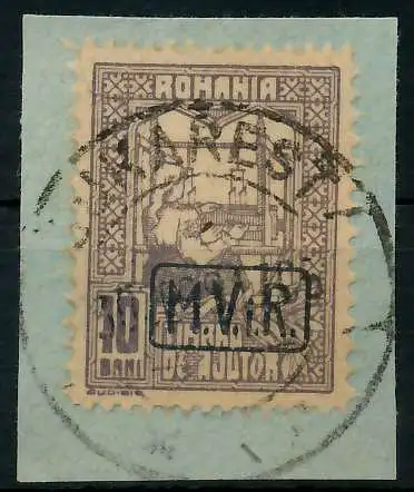 BES 1WK D-MV RUMÄNIEN Nr K4 zentrisch gestempelt Briefst³ck 779236