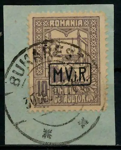 BES 1WK D-MV RUMÄNIEN Nr K4 zentrisch gestempelt Briefst³ck 779272