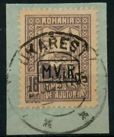 BES 1WK D-MV RUMÄNIEN Nr K4 zentrisch gestempelt Briefst³ck 779296