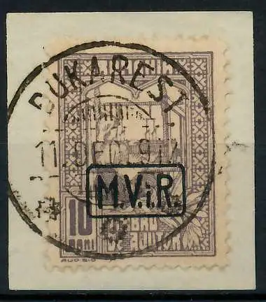 BES 1WK D-MV RUMÄNIEN Nr K4 zentrisch gestempelt Briefst³ck 7792C6