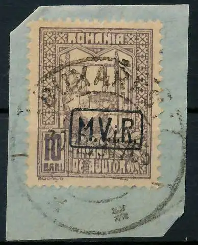 BES 1WK D-MV RUMÄNIEN Nr K4 zentrisch gestempelt Briefst³ck 7792CA