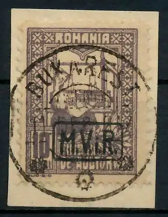 BES 1WK D-MV RUMÄNIEN Nr K4 zentrisch gestempelt Briefst³ck 7792E2
