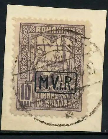 BES 1WK D-MV RUMÄNIEN Nr K4 zentrisch gestempelt Briefst³ck 7792FE