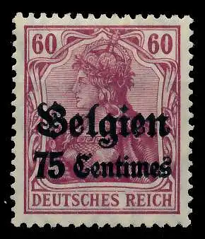 BES 1WK LP BELGIEN Nr 6a ungebraucht 779782