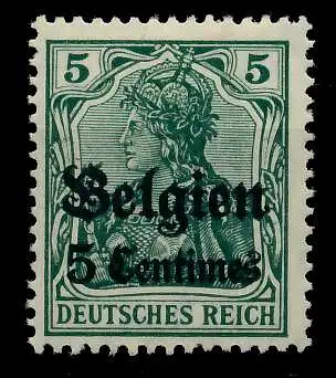 BES 1WK LP BELGIEN Nr 2 ungebraucht 7797B6