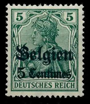 BES 1WK LP BELGIEN Nr 2 ungebraucht 7797D6