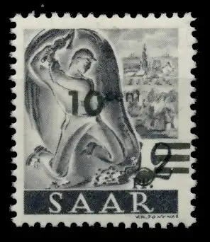 SAARLAND 1947 Nr 226ZII postfrisch 6D13FA